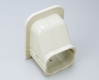 Toyo Ivory Trunking Ceiling Cap - 100 mmmm