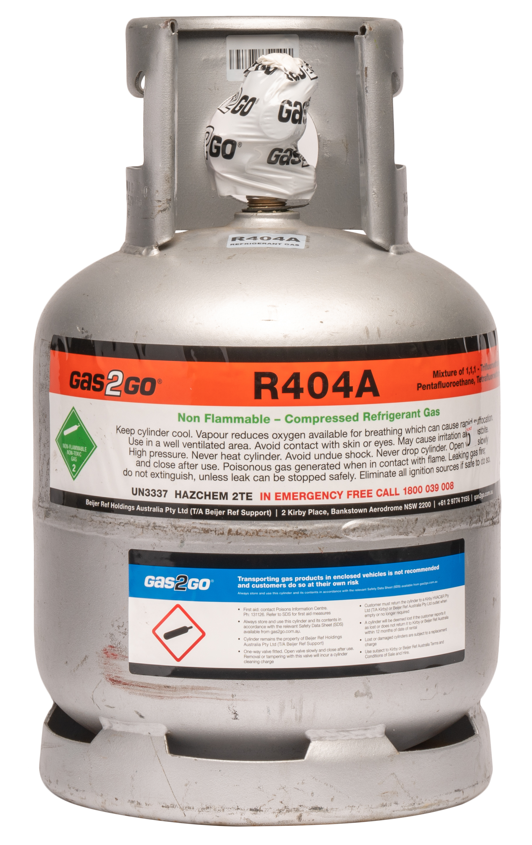 R404A 18KG Cylinder