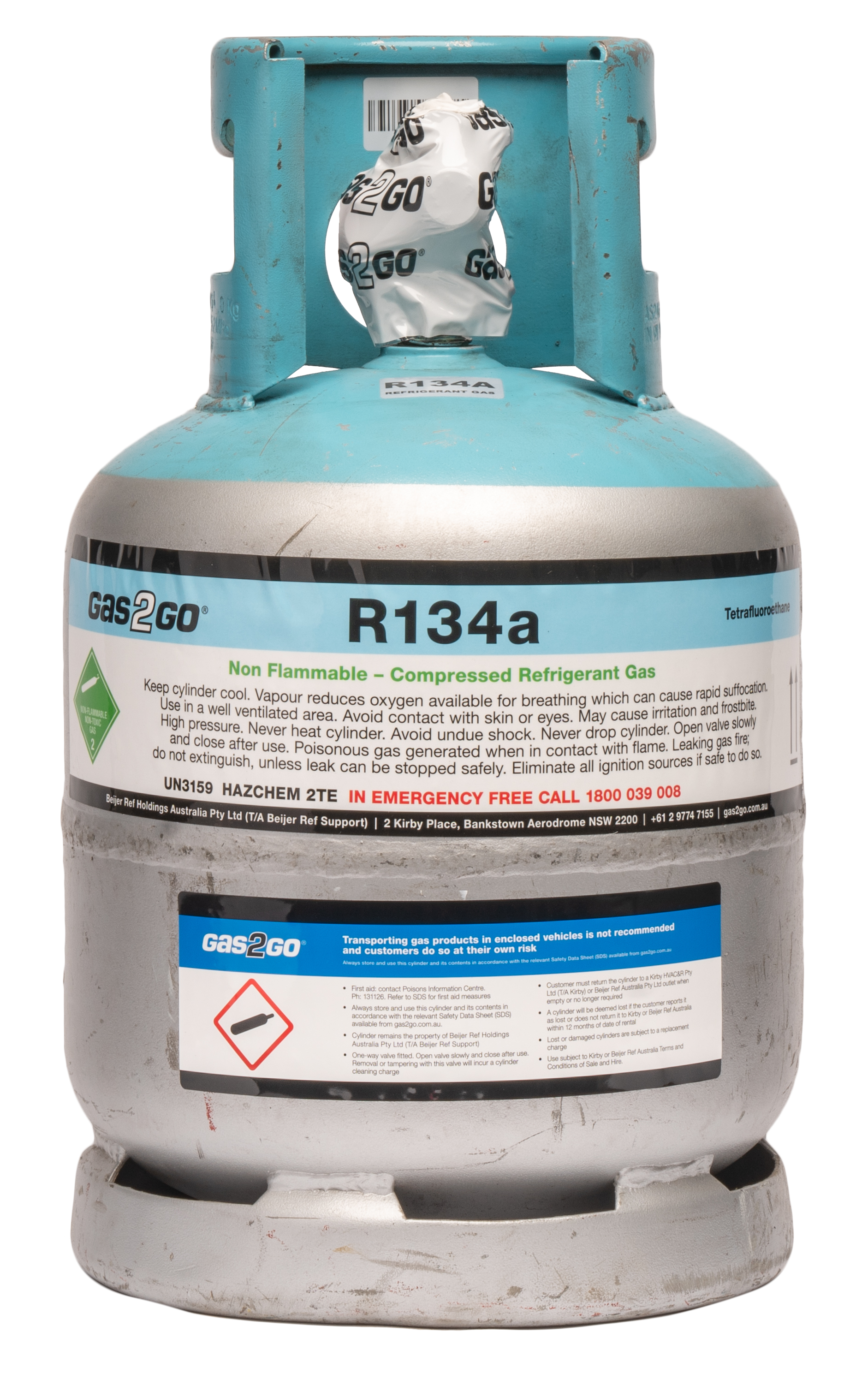 R134A 22KG Cylinder