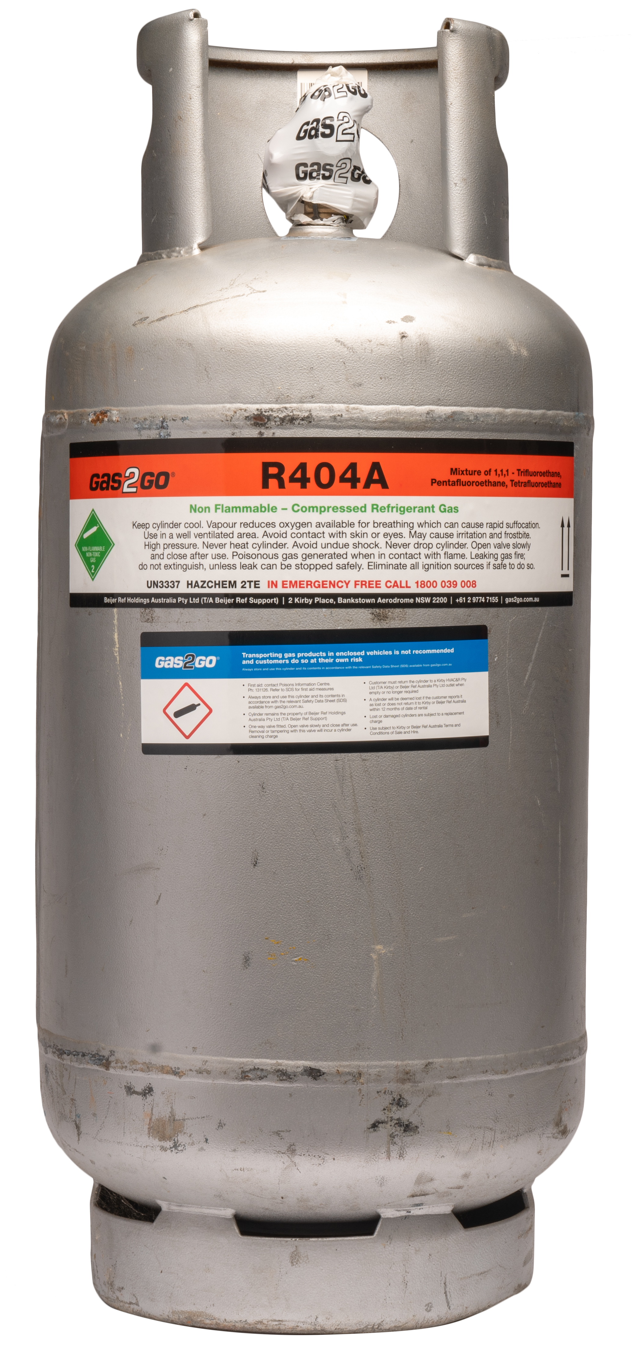 R404A 50KG Cylinder